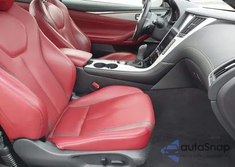 2018 Infiniti Q60 3.0T Red Sport 400 z USA, uszkodzony, nr VIN JN1FV7EL5JM631203